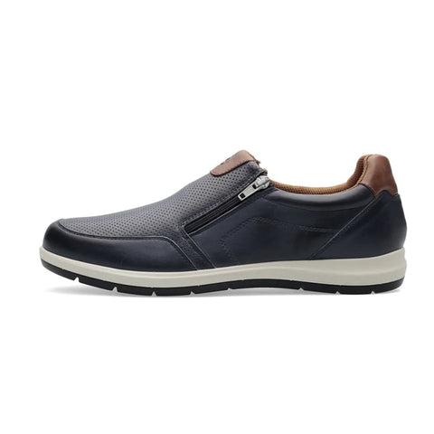 Ara men - Sneakers - Ara Slipper Finn 2.0 blue/marrone