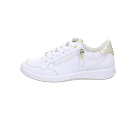 Ara - Sneakers - Ara Sneaker Roma Weite H weiss/platin