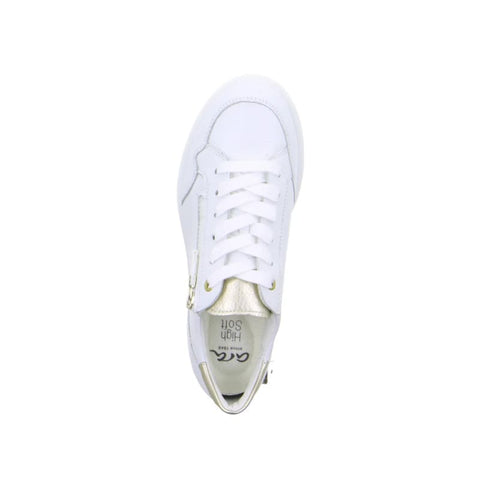 Ara - Sneakers - Ara Sneaker Roma Weite H weiss/platin