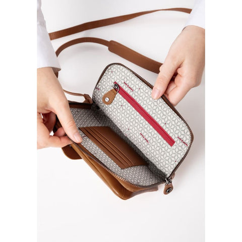 aunts & uncles - Handytaschen - aunts & uncles Phonebag Tulip cognac