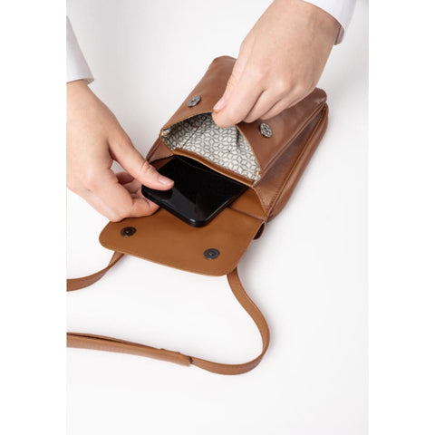 aunts & uncles - Handytaschen - aunts & uncles Phonebag Tulip cognac