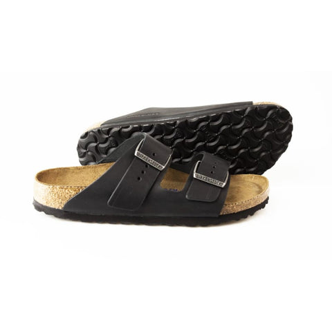 Birkenstock - Hausschuhe - Birkenstock Arizona Weichbettung black