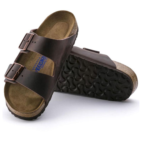 Birkenstock - Hausschuhe - Birkenstock Arizona Weichbettung habana