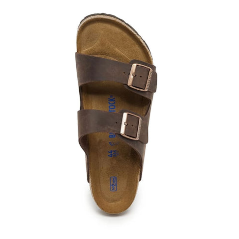 Birkenstock - Hausschuhe - Birkenstock Arizona Weichbettung habana (Weite: breit)