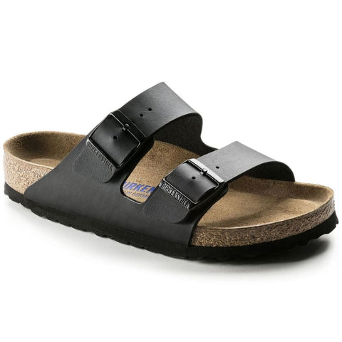 Birkenstock - Hausschuhe - Birkenstock Arizona Weichbettung (Weite: breit)