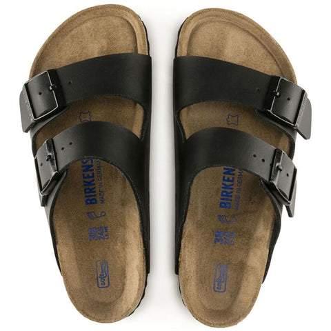 Birkenstock - Hausschuhe - Birkenstock Arizona Weichbettung (Weite: breit)