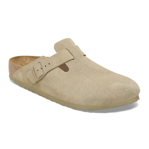 Birkenstock - Hausschuhe - Birkenstock Boston faded khaki