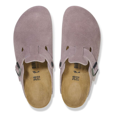 Birkenstock - Hausschuhe - Birkenstock Boston faded purple
