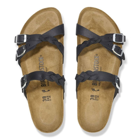 Birkenstock - Sandalen - Birkenstock Franca braided black