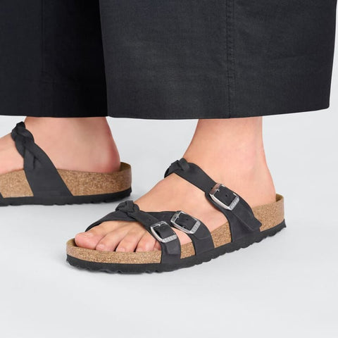 Birkenstock - Sandalen - Birkenstock Franca braided black