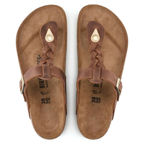 Birkenstock - Zehentrenner - Birkenstock Gizeh cognac