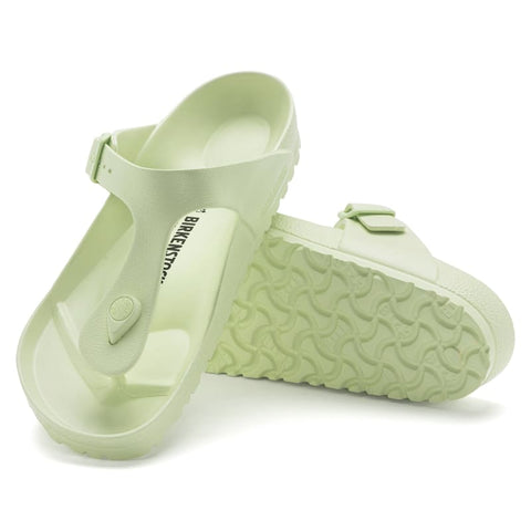 Birkenstock - Zehentrenner - Birkenstock Gizeh EVA faded lime