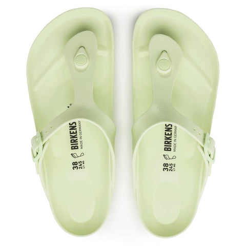 Birkenstock - Zehentrenner - Birkenstock Gizeh EVA faded lime