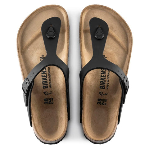 Birkenstock - Zehentrenner - Birkenstock Gizeh Nubuk geölt (Weite: breit)