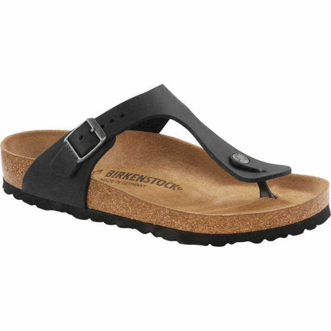 Birkenstock - Zehentrenner - Birkenstock Gizeh Nubuk geölt (Weite: breit)