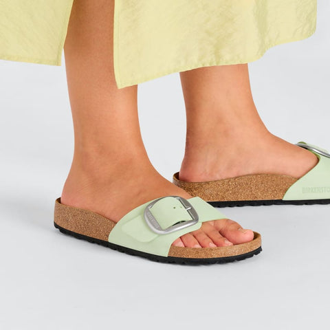 Birkenstock - Sandalen - Birkenstock Madrid Big Buckle faded lime