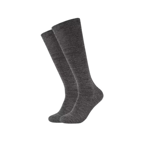 Camano - Socken - Camano Kniesocken tex wool grey melange