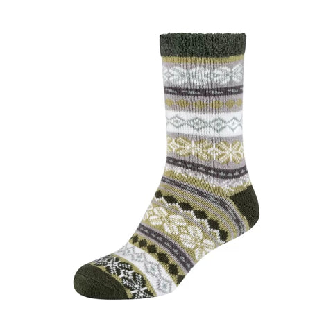 Camano - Socken - Camano norwegischer Wintersocken sage