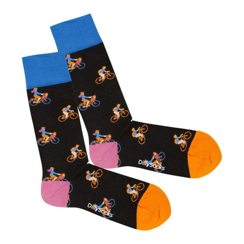 DillySocks - Socken - DillySocks Bikes At Night