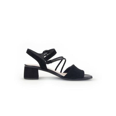 Gabor - Sandaletten - Gabor Riemchensandale schwarz