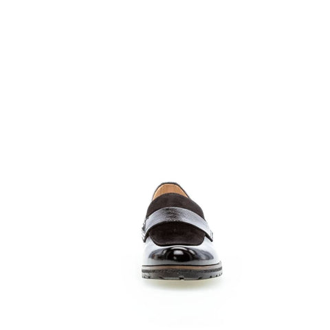 Gabor - Loafers - Gabor Slipper schwarz Lack