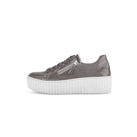 Gabor - Sneakers - Gabor Sneaker grey Lack
