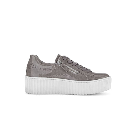 Gabor - Sneakers - Gabor Sneaker grey Lack