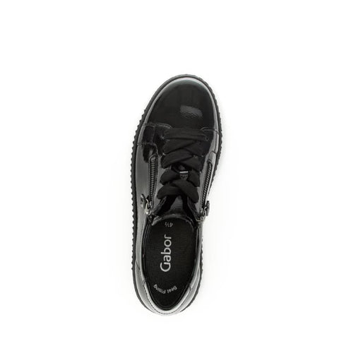 Gabor - Sneakers - Gabor Sneaker low schwarz Lack