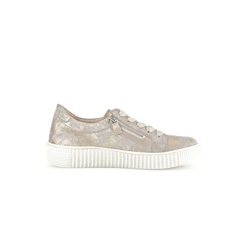 Gabor - Sneakers - Gabor Sneaker low metallic/muschel