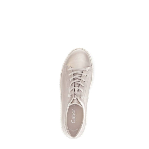 Gabor - Sneakers - Gabor Sneaker metallic/puder