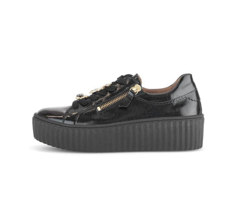Gabor - Sneakers - Gabor Sneaker schwarz Lack