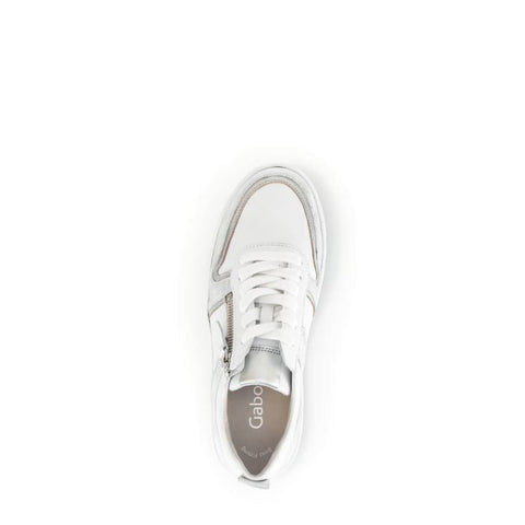 Gabor - Sneakers - Gabor Sneaker weiss/silber