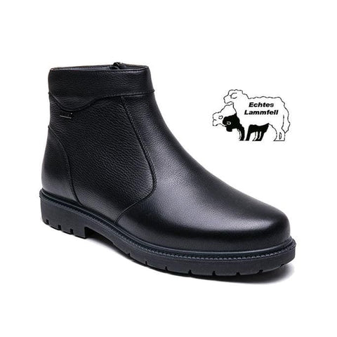 Grünwald - Winterboots - Grünwald Winterboot Lammfell Stiefel schwarz