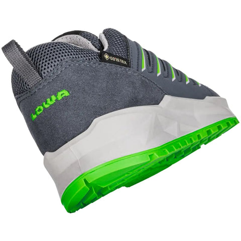 Lowa - Sneakers - Lowa Trekkingschuh Axos GTX lo stahlblau/limone