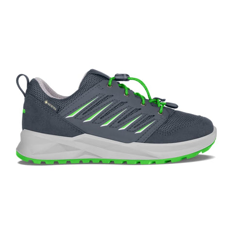 Lowa - Sneakers - Lowa Trekkingschuh Axos GTX lo stahlblau/limone