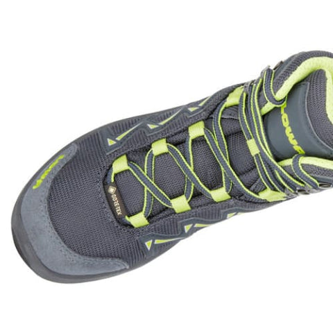 Lowa - Trekkingschuhe - Lowa Trekkingschuh Innox Pro GTX mid stahlblau/limone