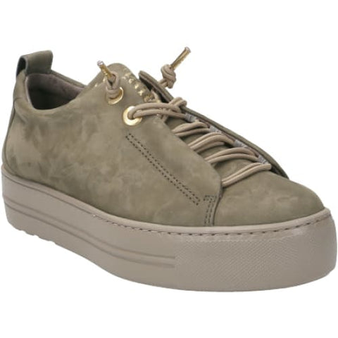 Paul Green - Sneakers - Paul Green Sneaker Super soft nubuk olive