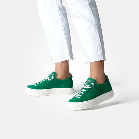 Paul Green - Sneakers - Paul Green Sneaker Super soft royal nubuk green
