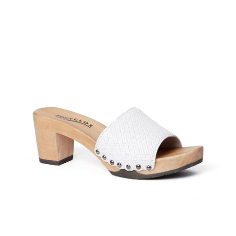Softclox - Pantoletten - Softclox Romy Twist bianco