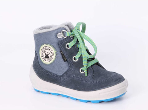Superfit - Schnürboots - Superfit Schnürboot Groovy blau/hellgrün