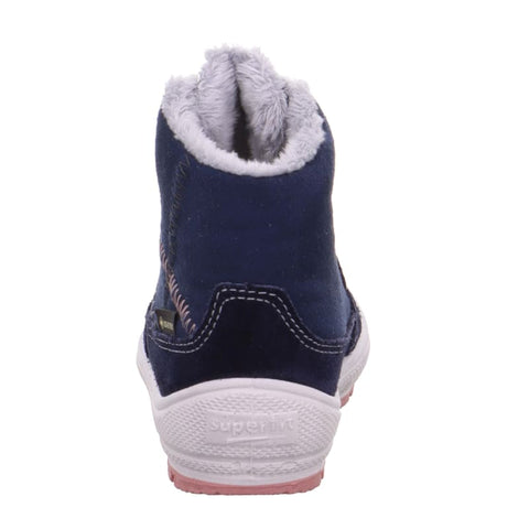 Superfit - Winterboots - Superfit Schnürboot Groovy blau/rosa