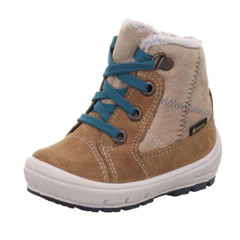 Superfit - Winterboots - Superfit Schnürboot Groovy braun/beige
