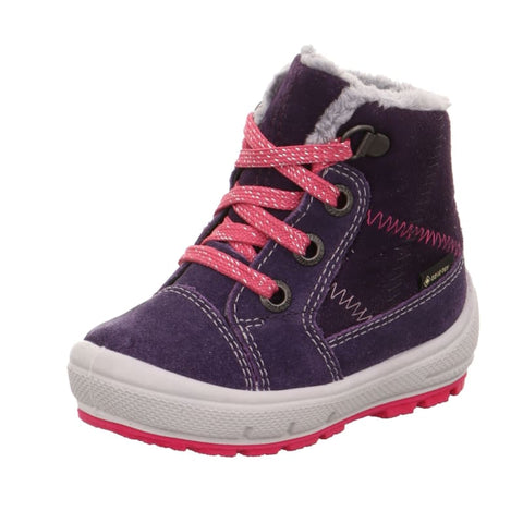 Superfit - Winterboots - Superfit Schnürboot Groovy lila/pink