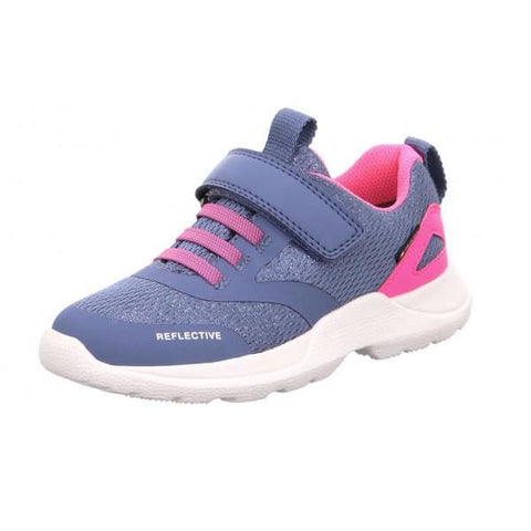 Superfit - Sneakers - Superfit Sneaker Rush blau/rosa