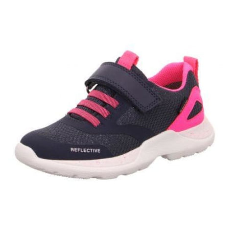 Superfit - Sneakers - Superfit Sneaker Rush blau/rosa