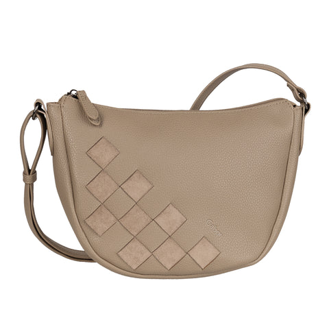Gabor Granada Structure Cross bag taupe