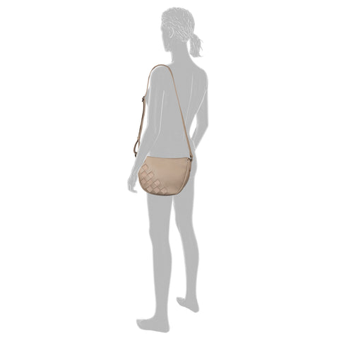 Gabor Granada Structure Cross bag taupe