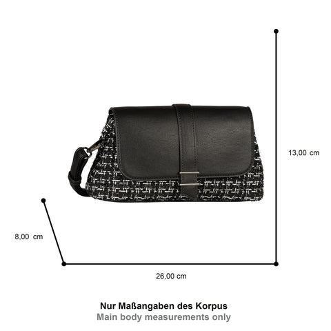 Gabor Sahar Flap bag M mixed black
