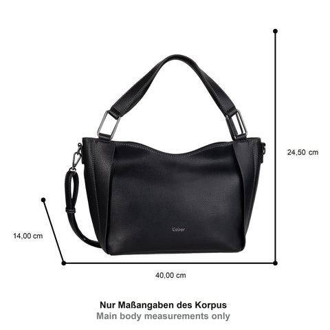 Gabor Brianne Zip Shopper L black
