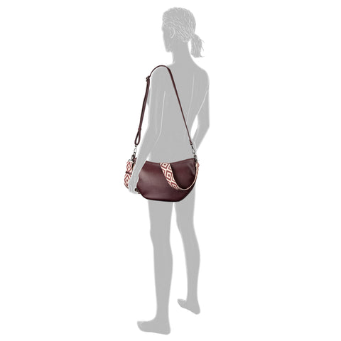 Gabor Linda Cross bag M berry